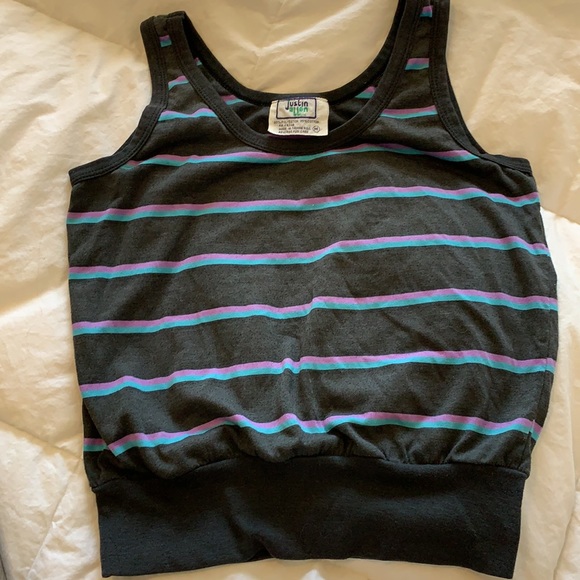 Juniors Banded Bottom Tank - Picture 5 of 6